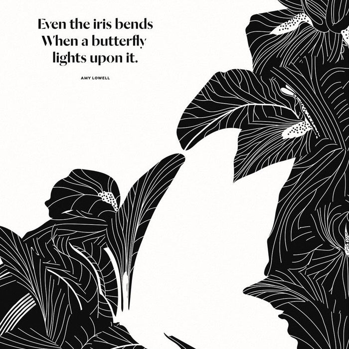 When a butterfly lights upon it