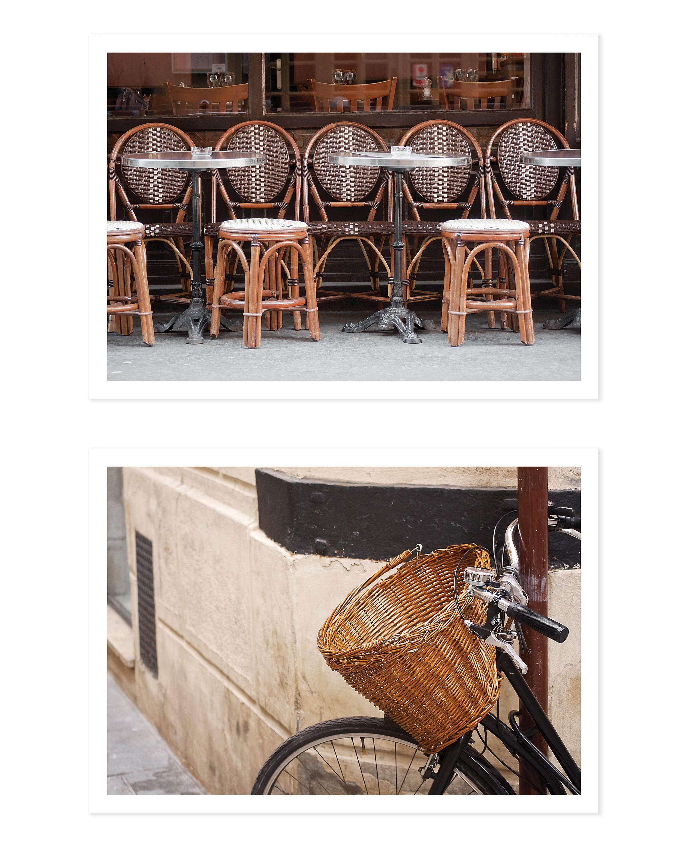 Paris in Brown 5x7 Print Set