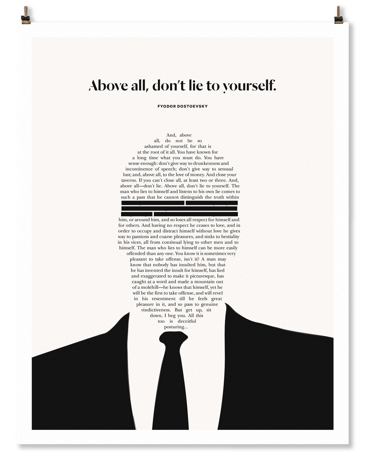 Don't Lie to Yourself
