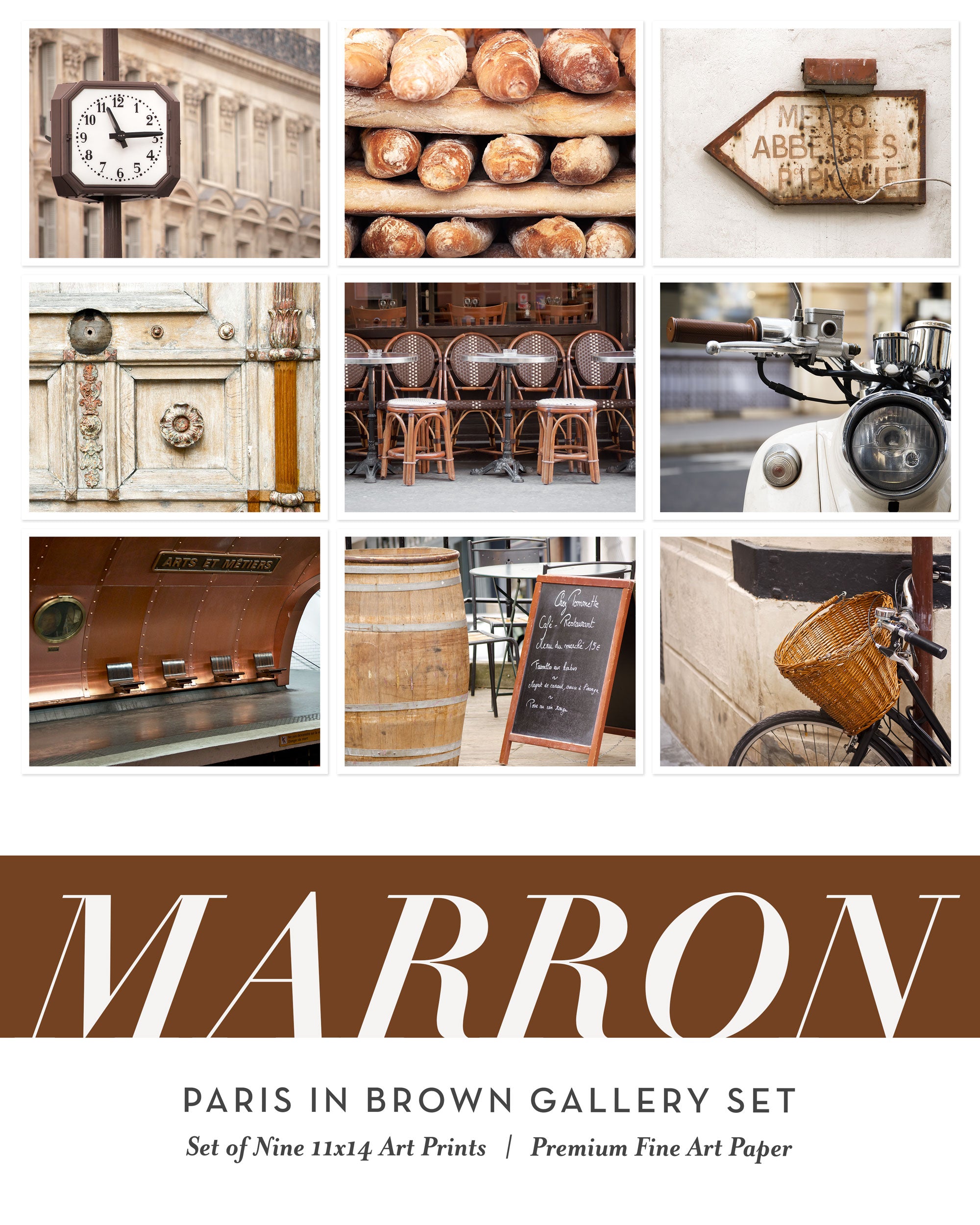 Paris in Brown