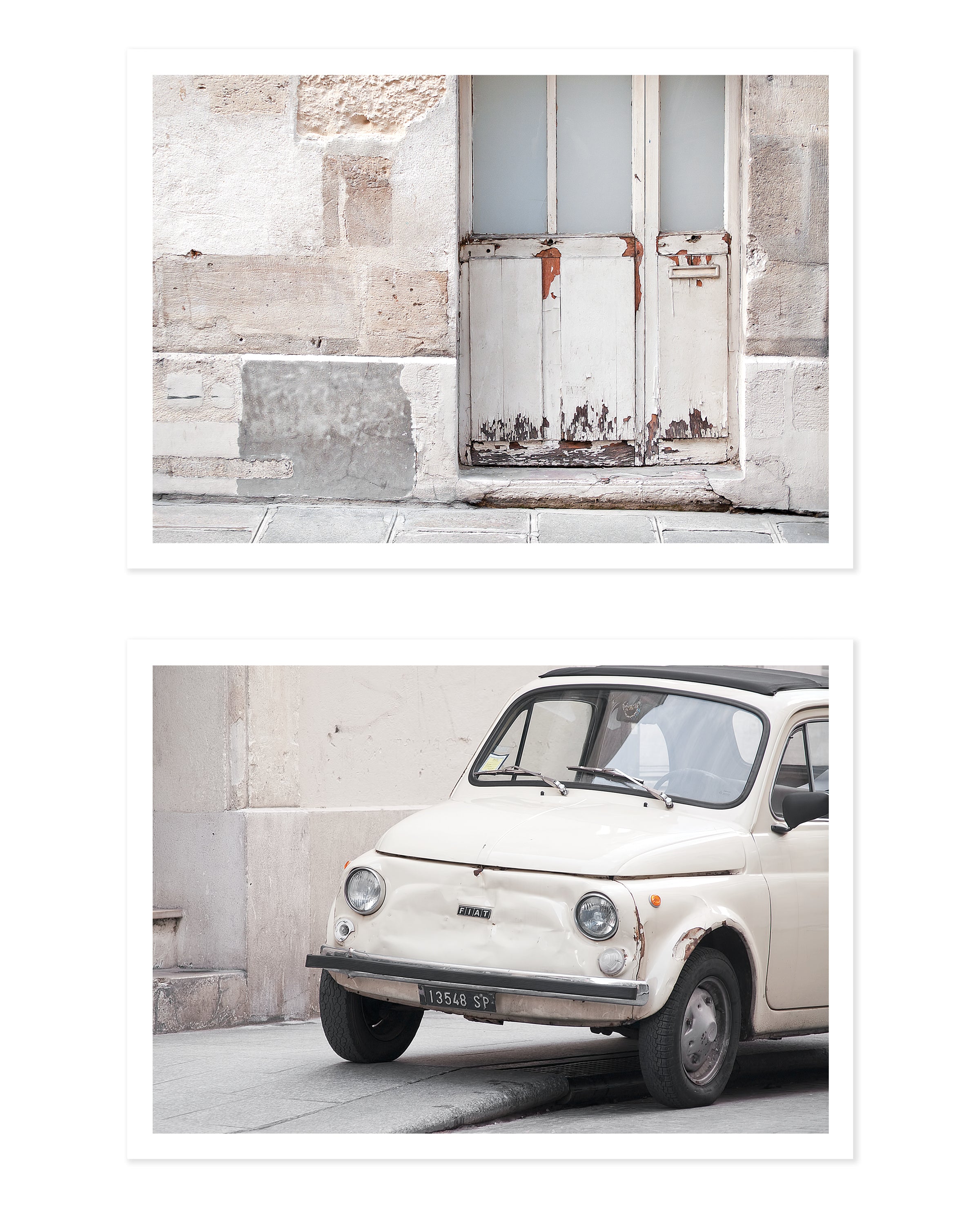 Paris in White 5x7 Print Set