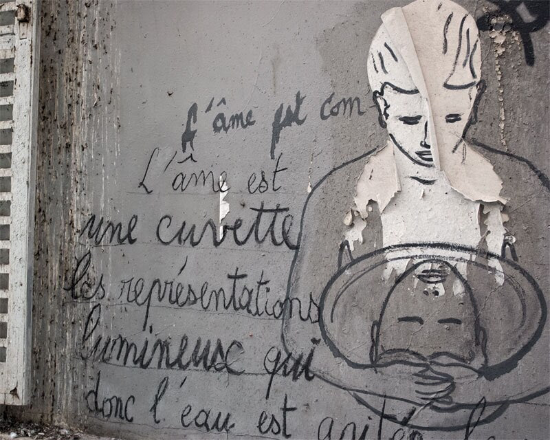 Paris Photography, Montmartre Graffiti Paris Print, Large Art Print Fine Art Photography, Surreal Art, College Student Gift, Inspirational