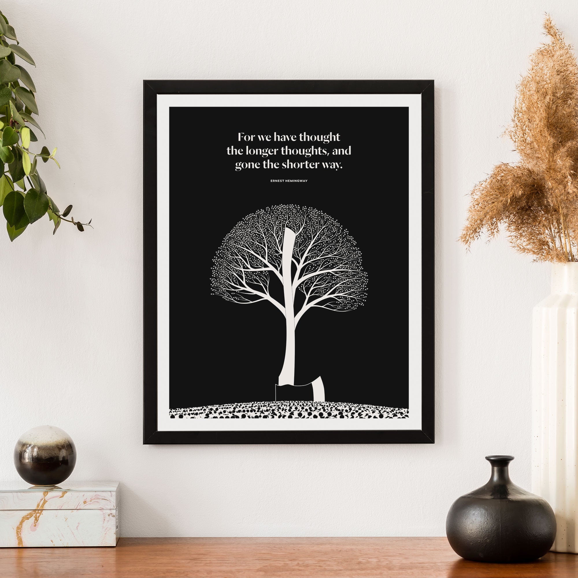 Ernest Hemingway Print
